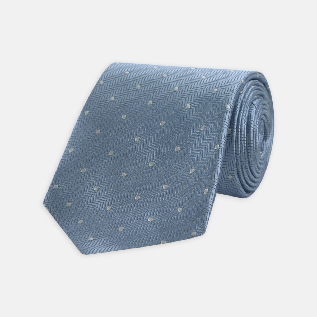 Gents Tie Blue from Turnbull And Asser GOOFASH