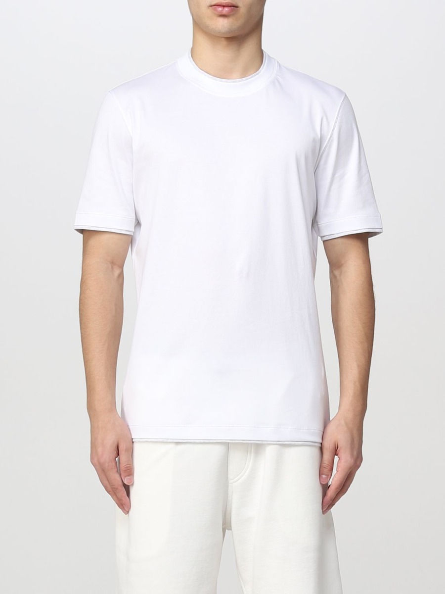 Gents White - T-Shirt - Dsquared2 - Giglio GOOFASH