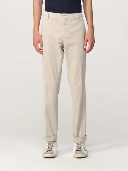 Gents White Trousers Giglio Dondup GOOFASH
