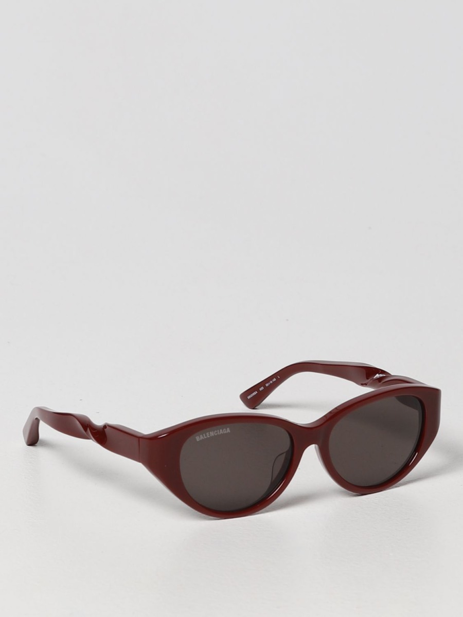 Giglio - Burgundy Sunglasses - Balenciaga Women GOOFASH
