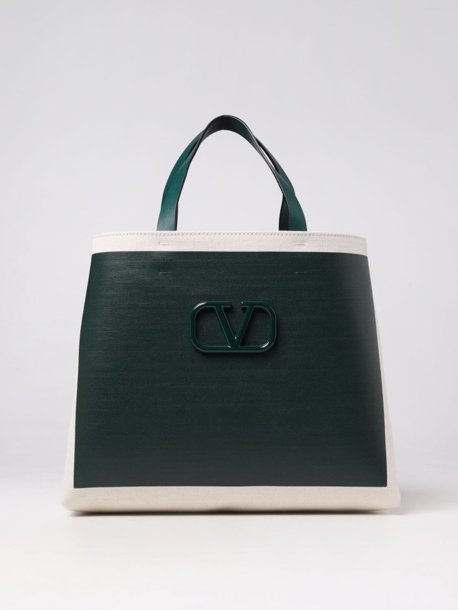 Giglio Gent Shoulder Bag Green by Valentino GOOFASH