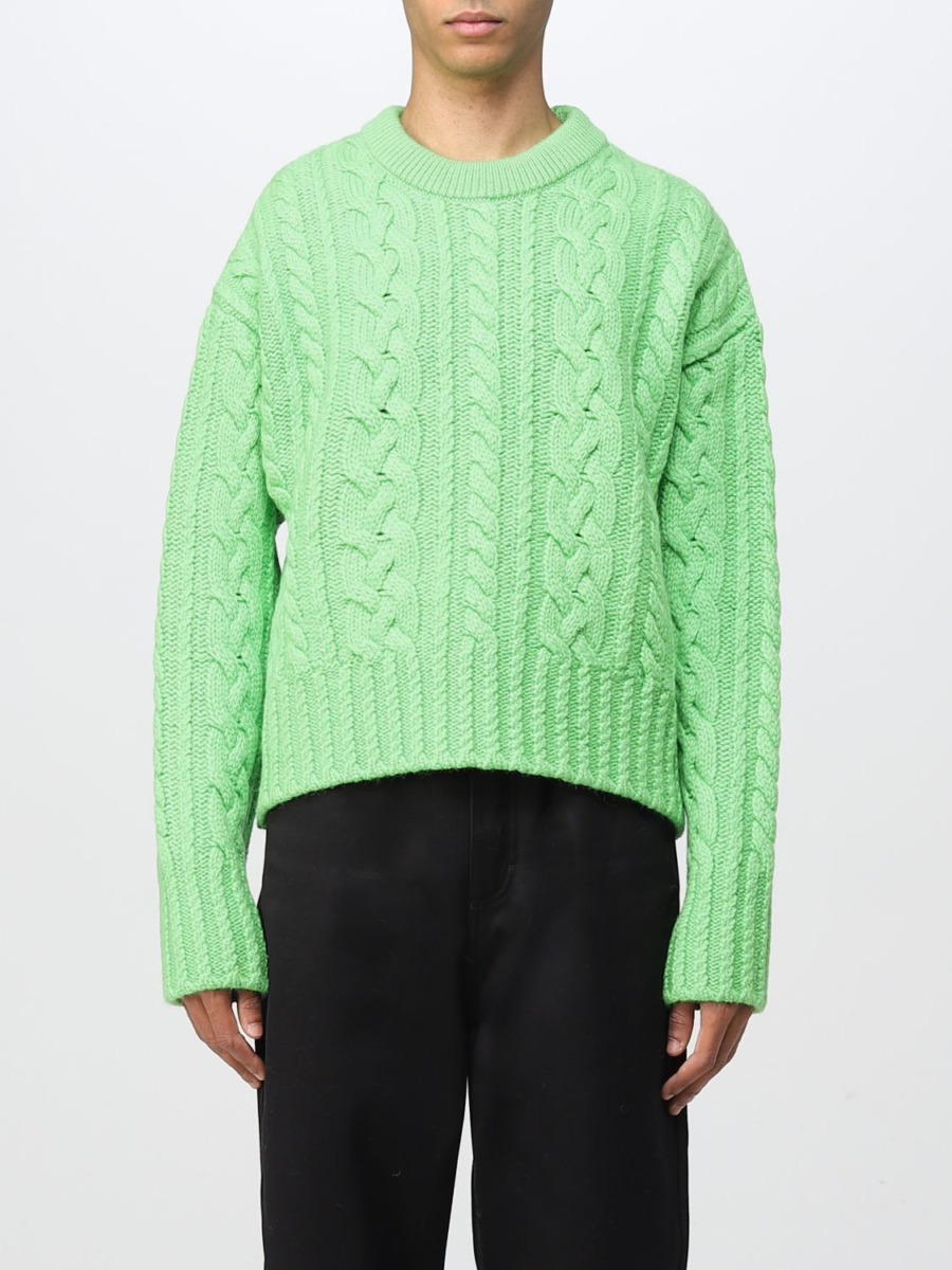 Giglio Gents Jumper in Green from Ami Paris GOOFASH