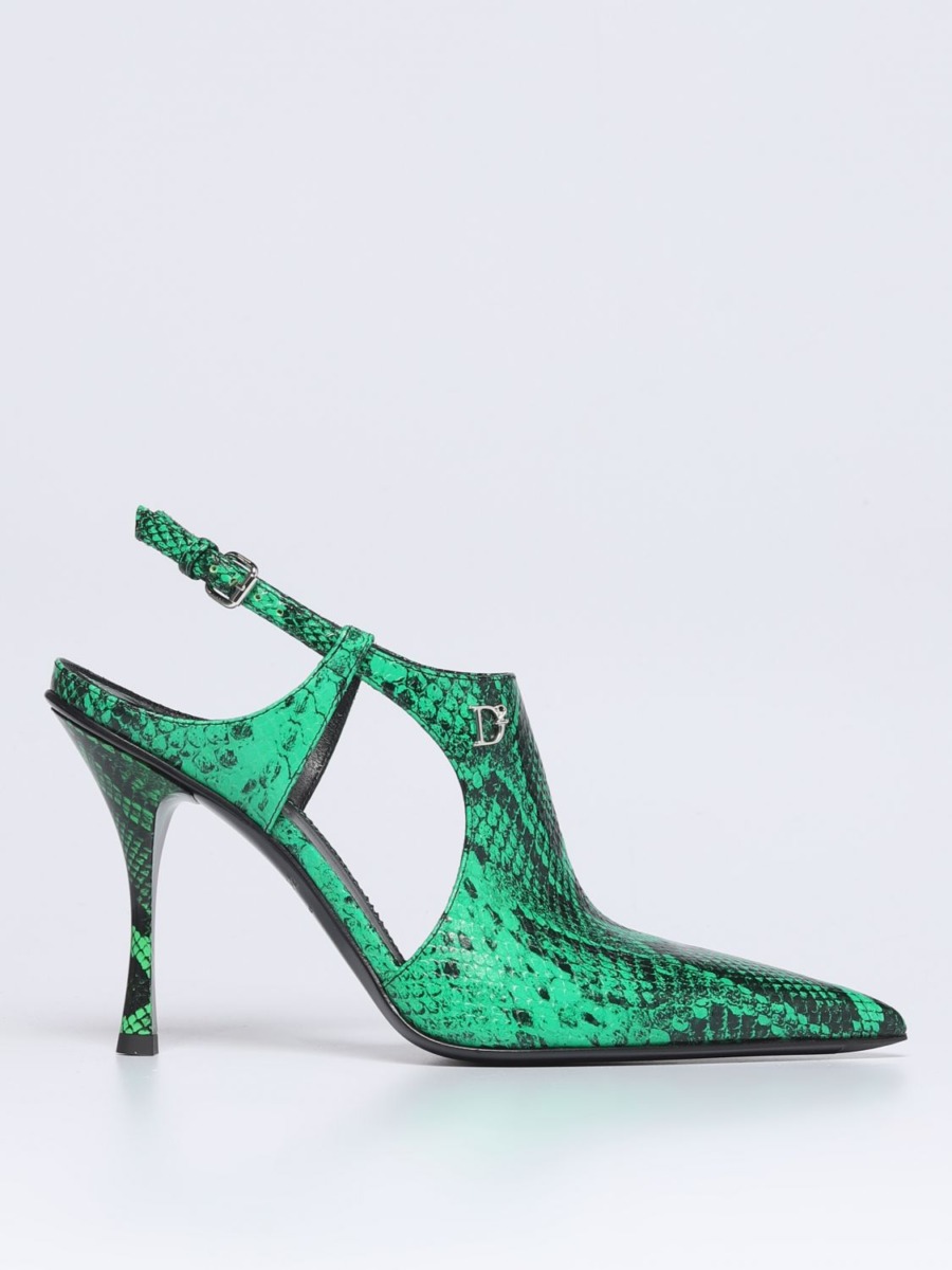 Giglio - Green Womens High Heels - Dsquared2 GOOFASH
