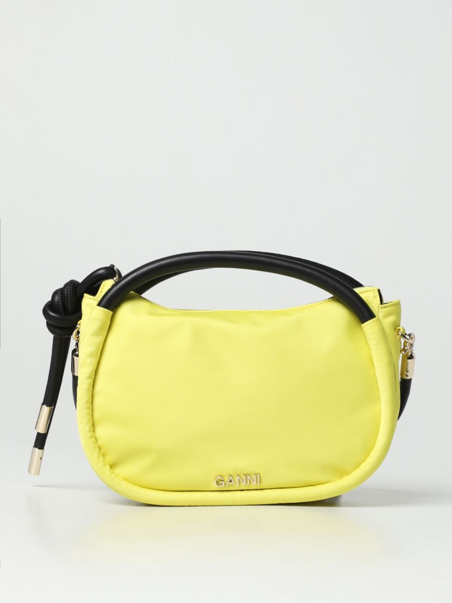Giglio - Handbag - Yellow - Ganni - Woman GOOFASH