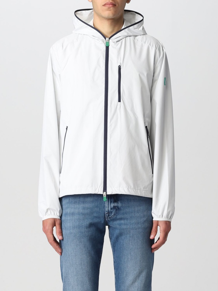 Giglio - Jacket White for Man from Save The Duck GOOFASH
