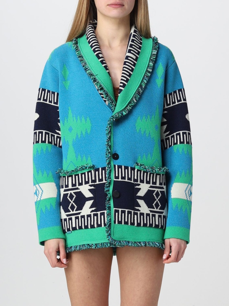 Giglio Jumper in Green for Man by Alanui GOOFASH