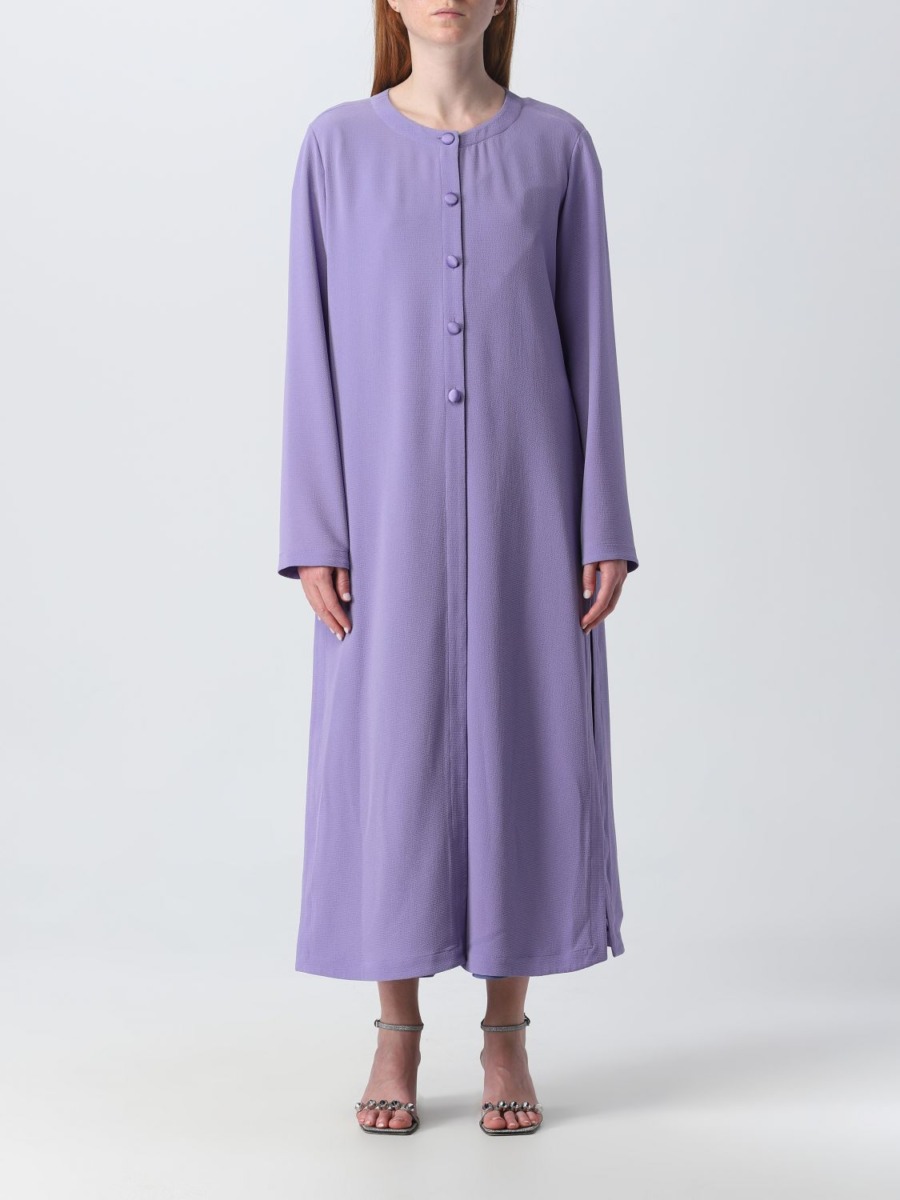 Giglio - Lady Coat Purple - Armani GOOFASH