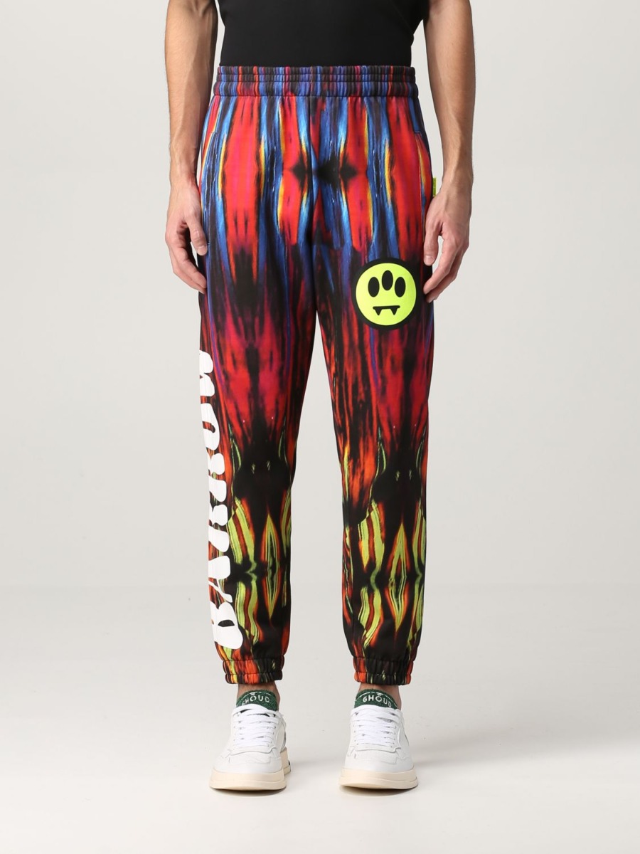 Giglio Man Trousers Multicolor GOOFASH