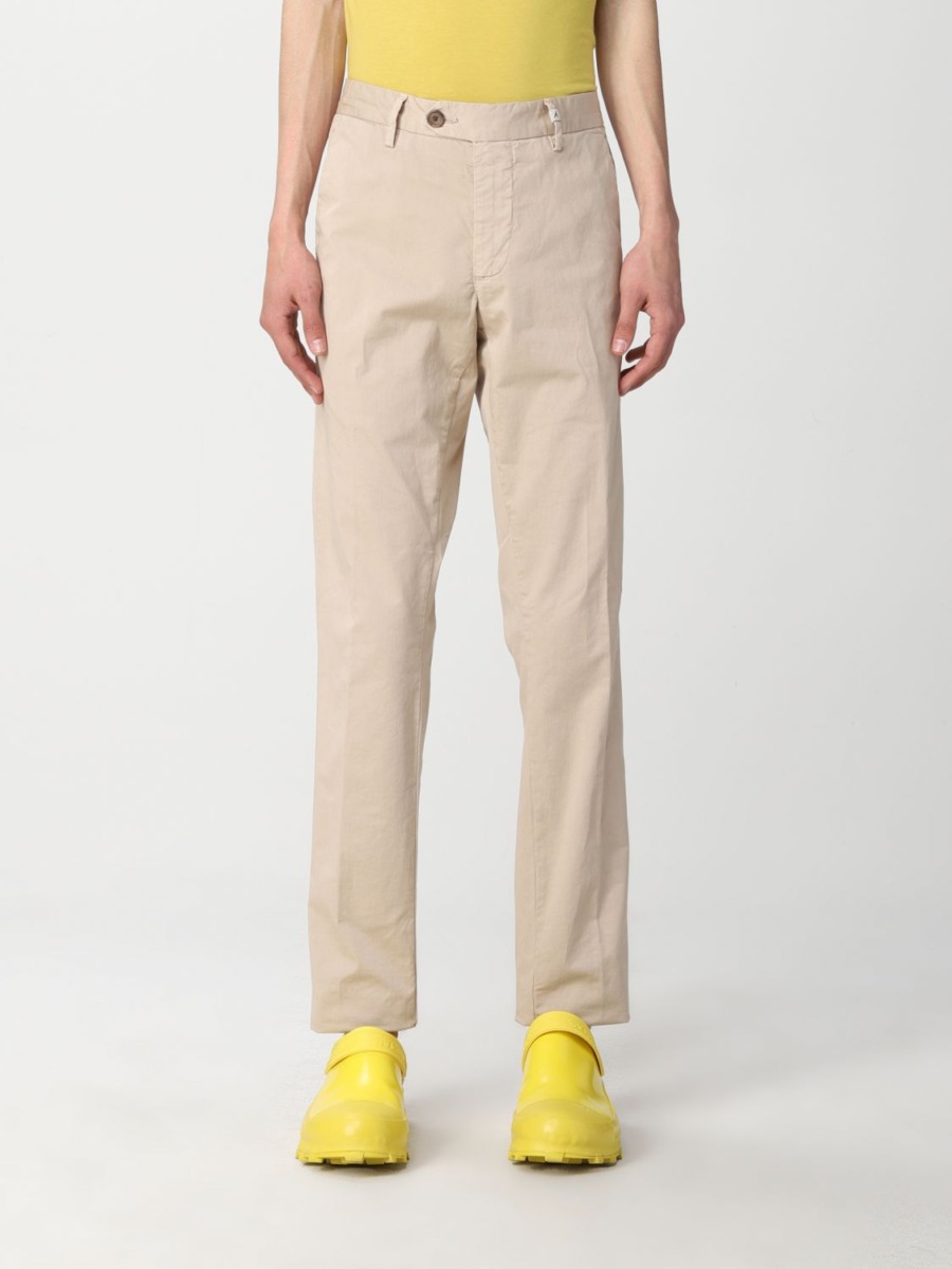Giglio Man Trousers Sand from Myths GOOFASH