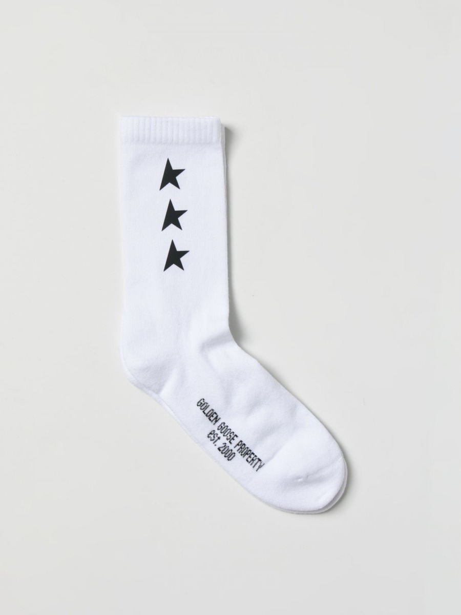 Giglio - Men Socks in White GOOFASH