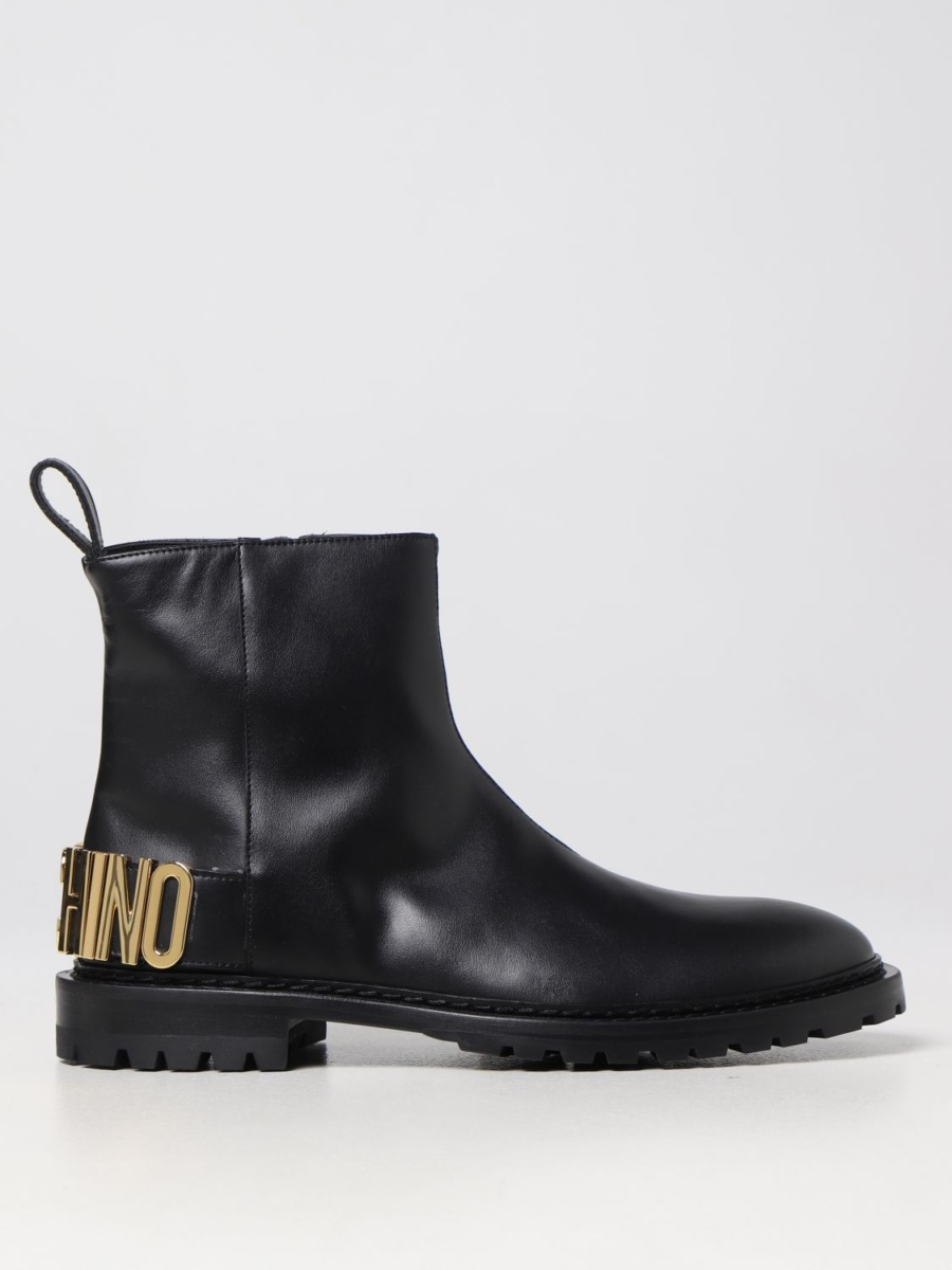 Giglio - Men's Boots in Black by Moschino GOOFASH