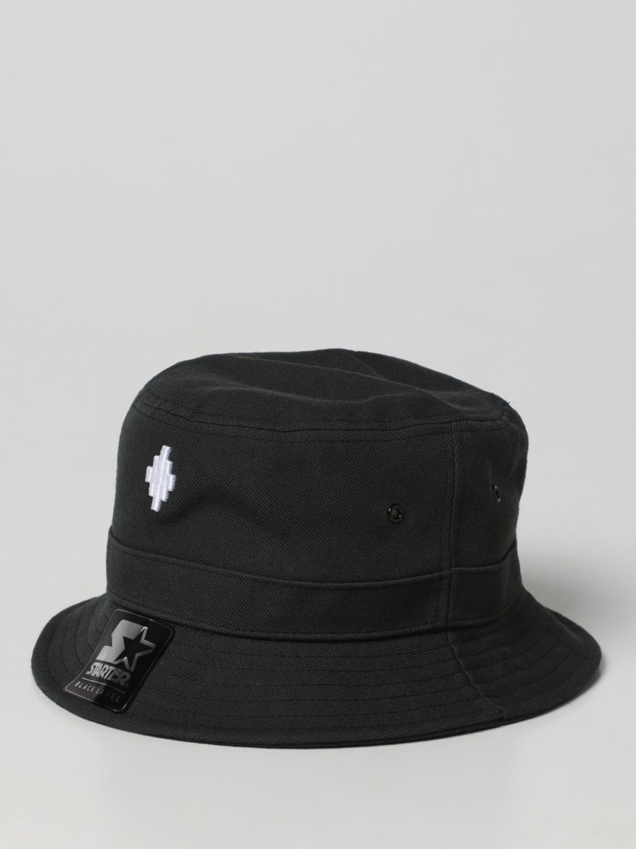 Giglio - Mens Hat in Black - Marcelo Burlon GOOFASH