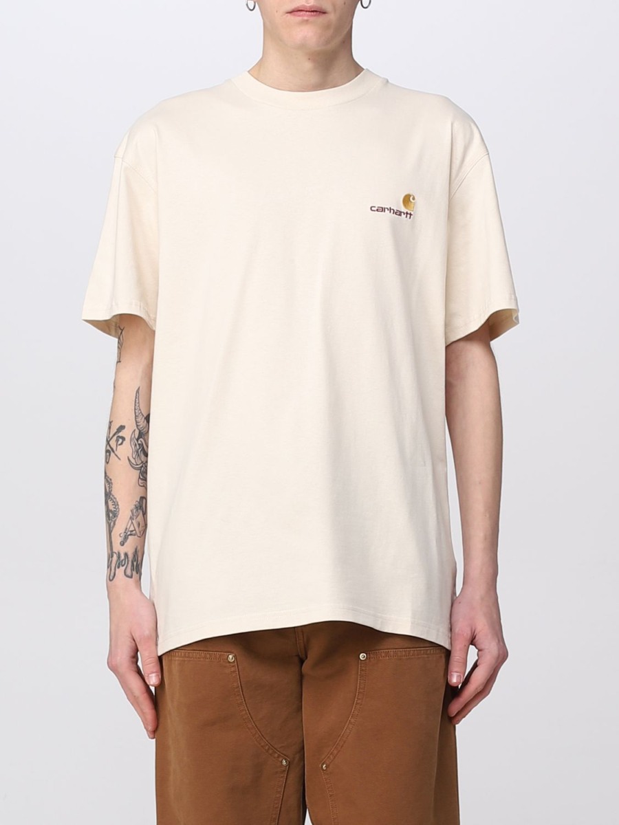 Giglio - Mens T-Shirt in Cream from Carhartt GOOFASH