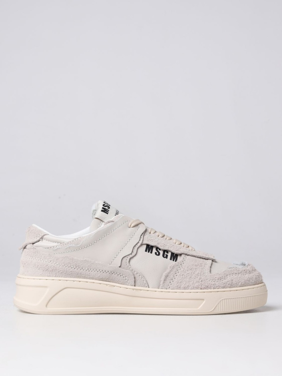 Giglio Mens Trainers White by Msgm GOOFASH