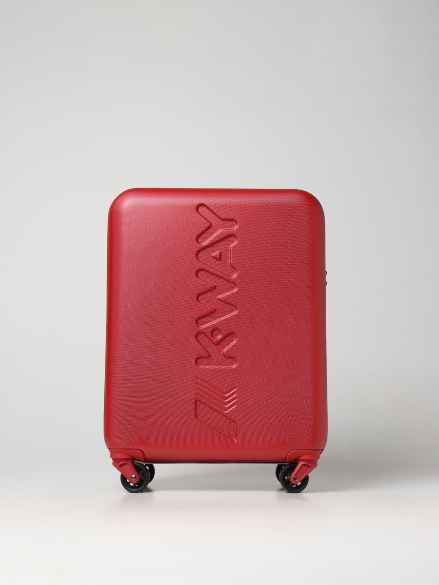 Giglio - Mens Travel Bag - Red - K-Way GOOFASH
