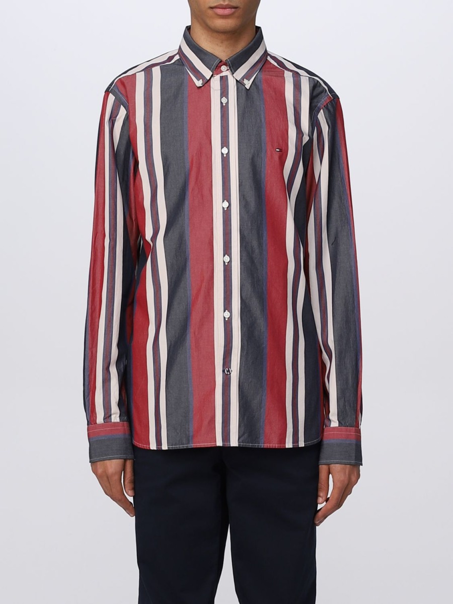 Giglio Red Shirt for Men from Tommy Hilfiger GOOFASH