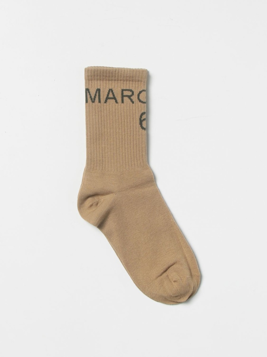 Giglio - Socks in Beige by Maison Margiela GOOFASH