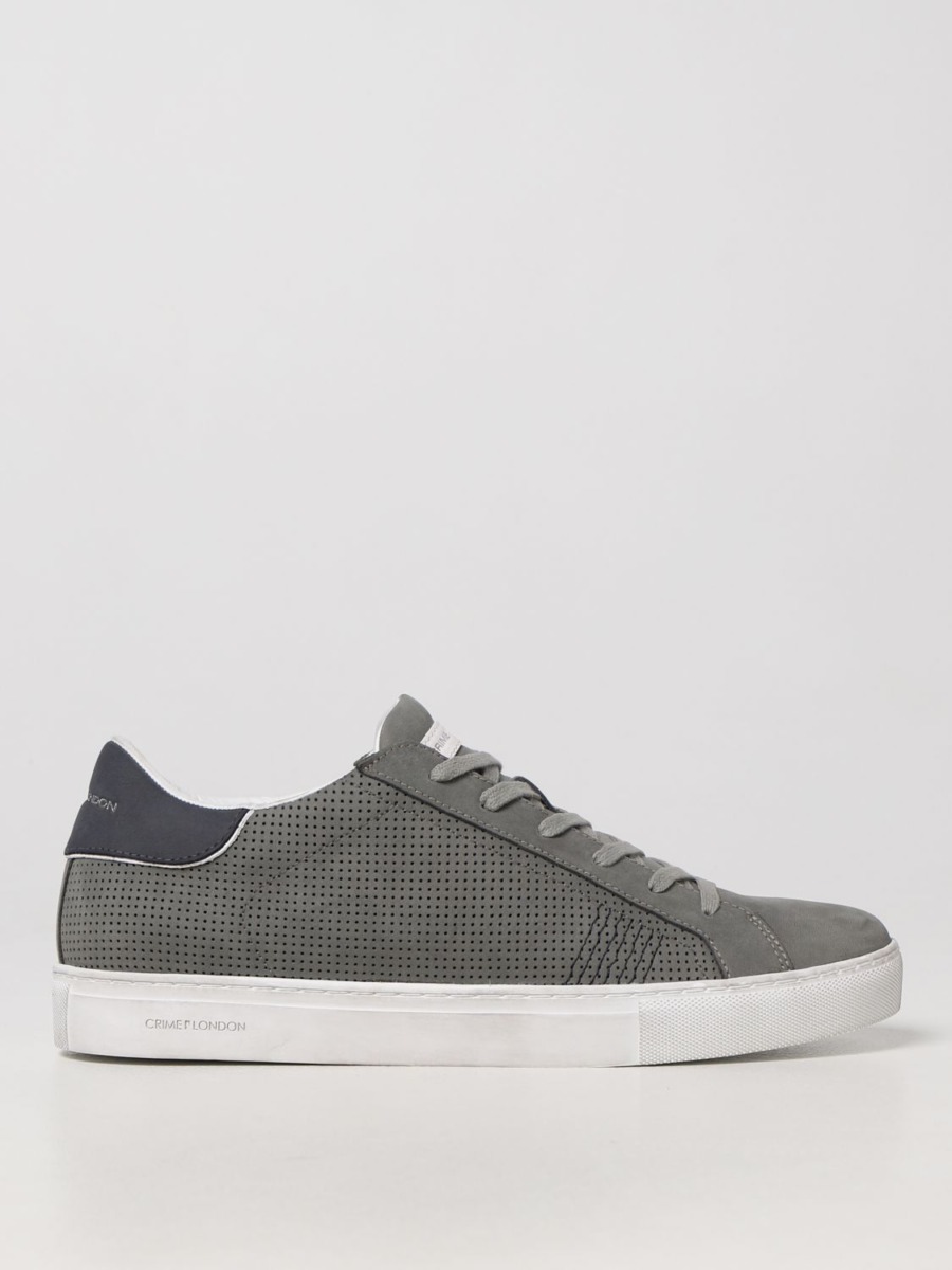 Giglio Trainers Grey by Crime London GOOFASH