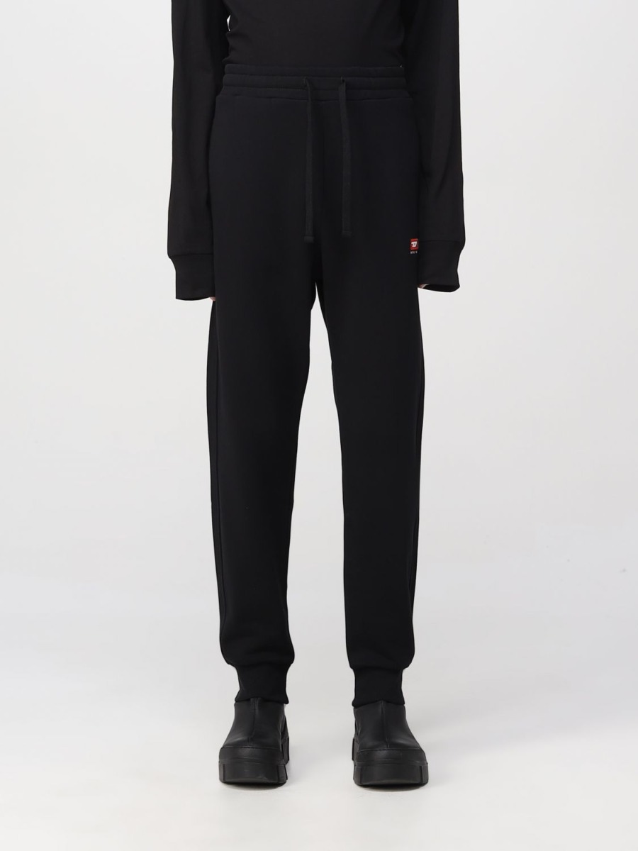 Giglio Trousers Black from Diesel GOOFASH