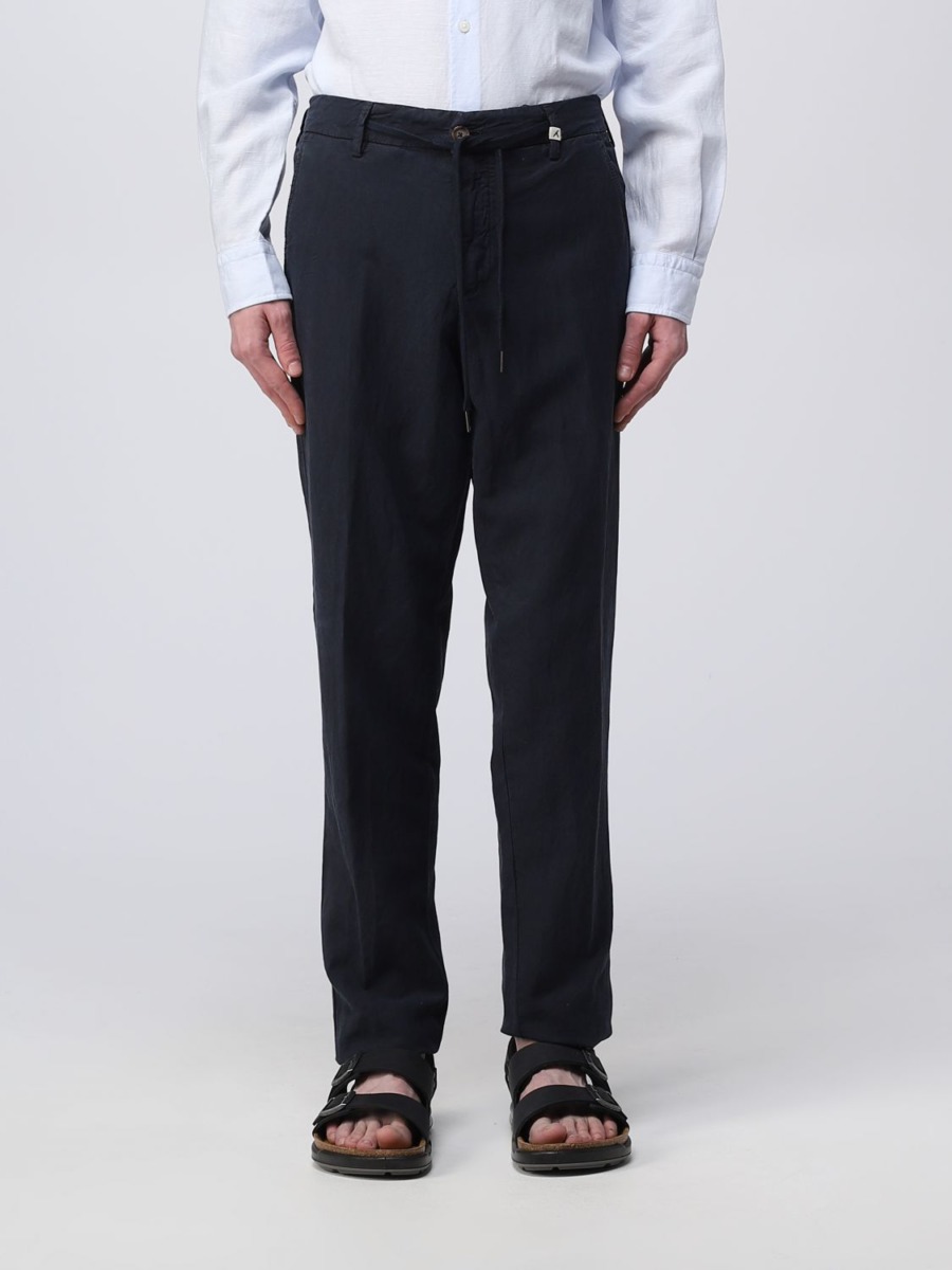 Giglio Trousers Blue from Myths GOOFASH