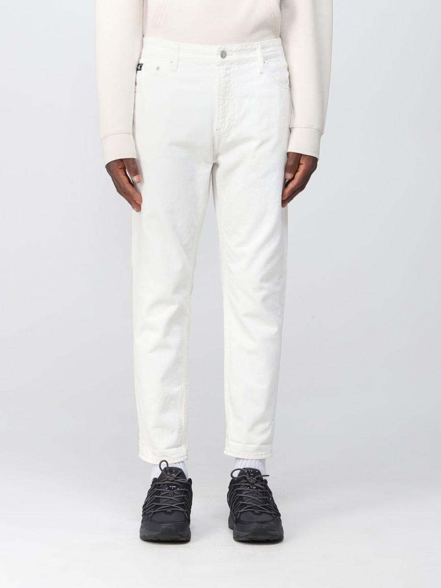 Giglio - White Mens Jeans - Calvin Klein GOOFASH