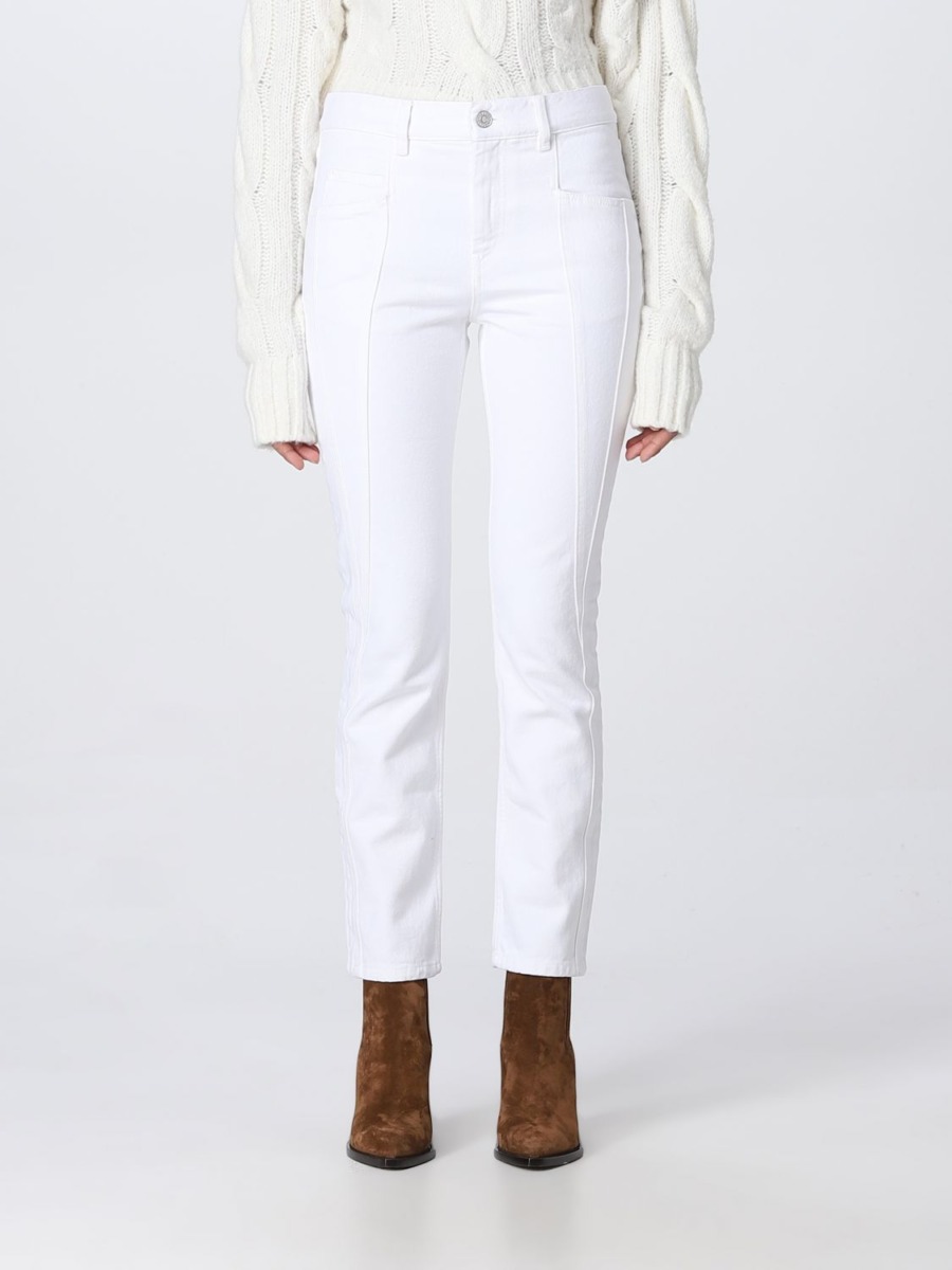 Giglio - White Womens Jeans Isabel Marant GOOFASH