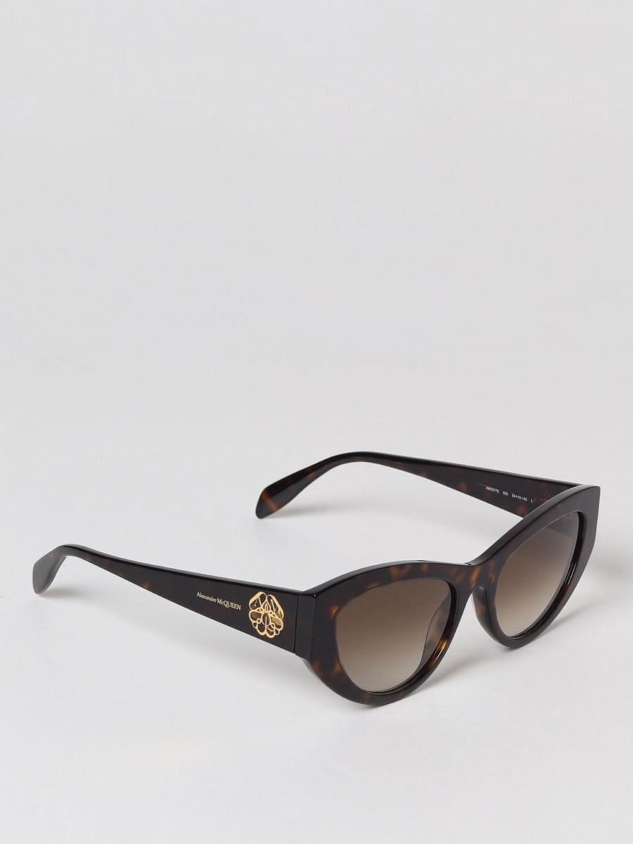 Giglio - Woman Brown Sunglasses from Alexander Mcqueen GOOFASH