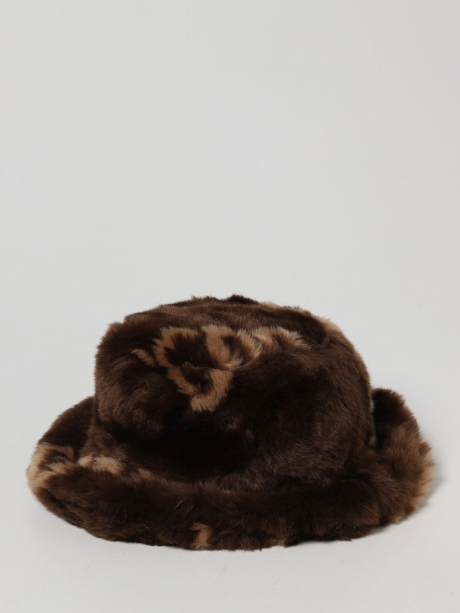 Giglio - Woman Hat in Brown by Gcds GOOFASH