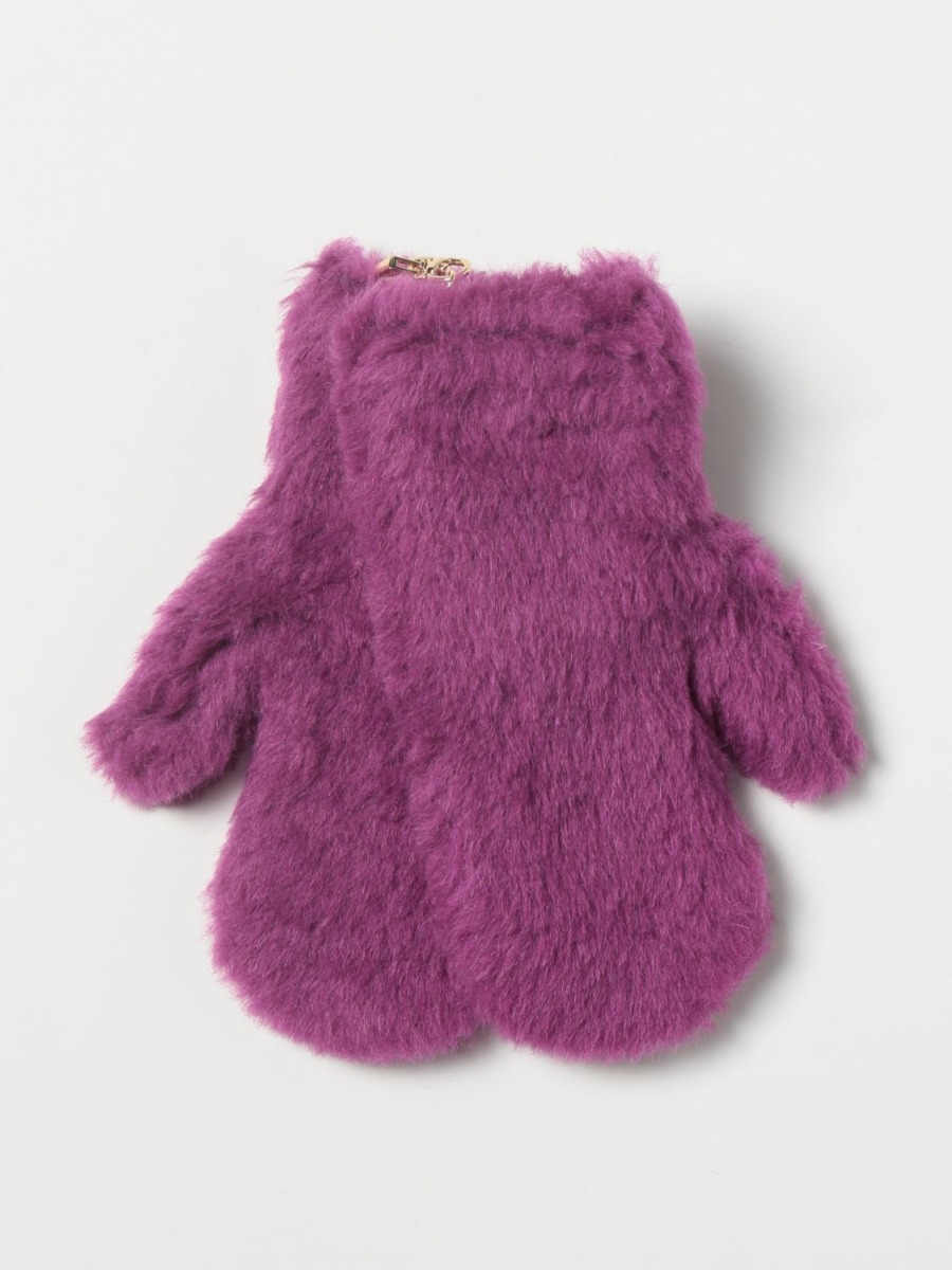 Giglio - Women Gloves Purple - Max Mara GOOFASH