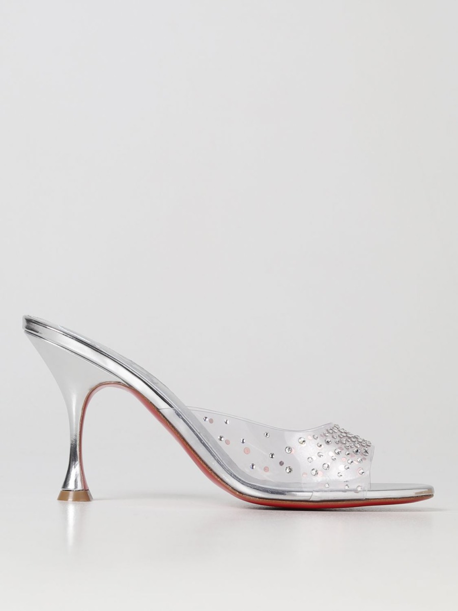 Giglio Women's Heeled Sandals in Silver GOOFASH