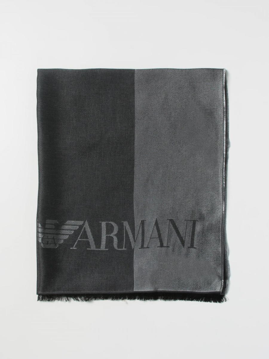 Giglio Women's Scarf Grey from Armani GOOFASH