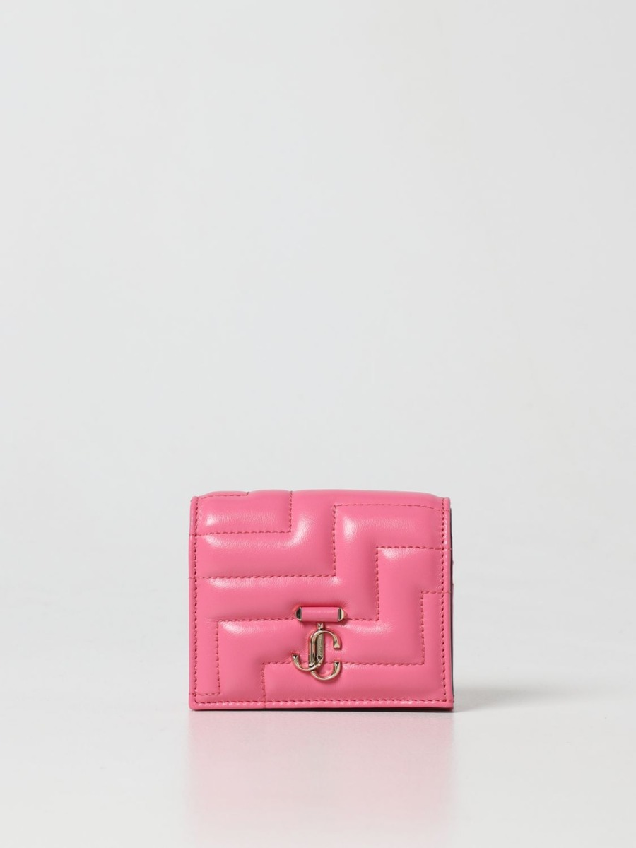 Giglio - Women's Wallet in Pink Jimmy Choo GOOFASH