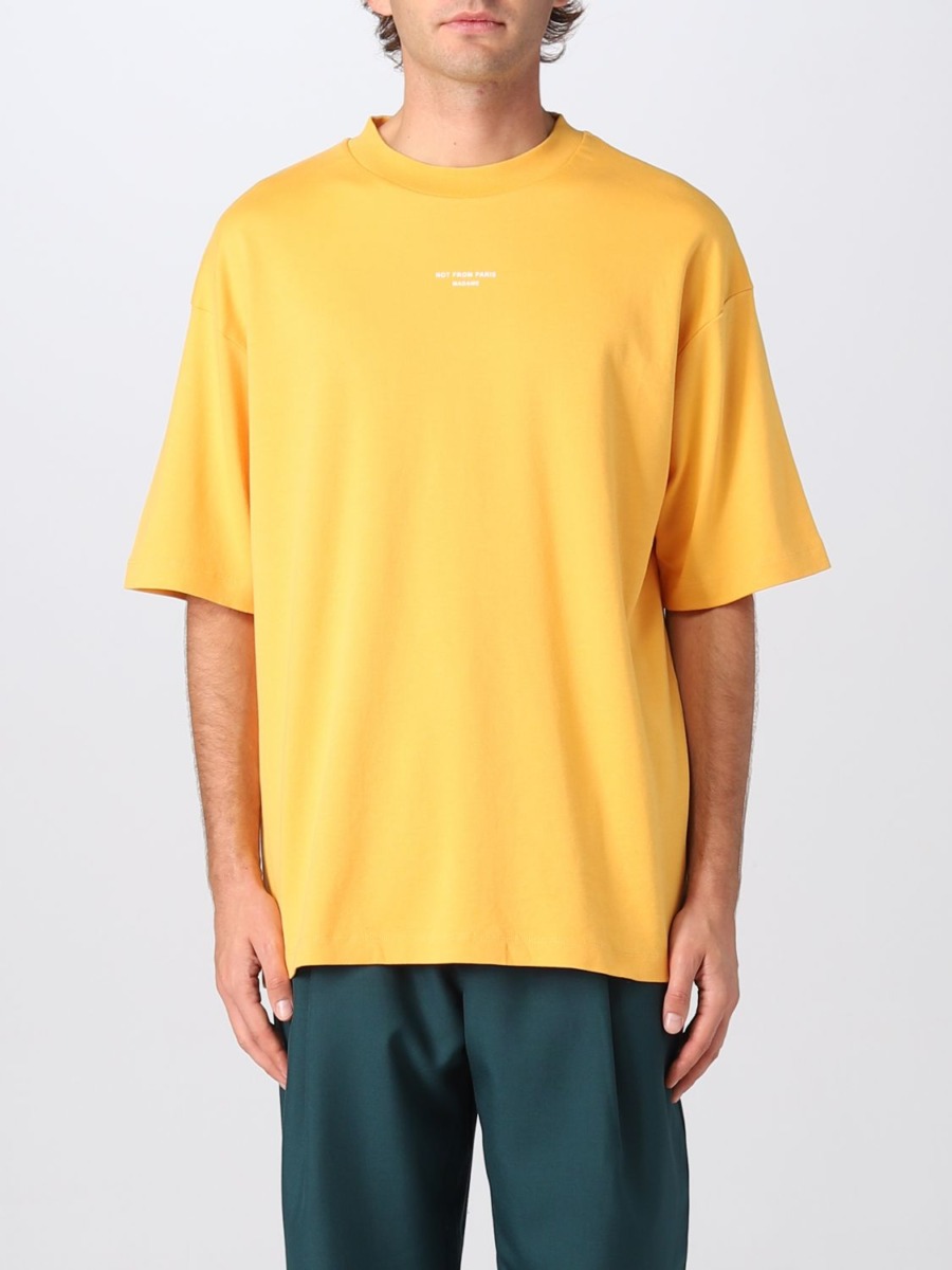 Giglio - Yellow T-Shirt - Drole de Monsieur - Man GOOFASH