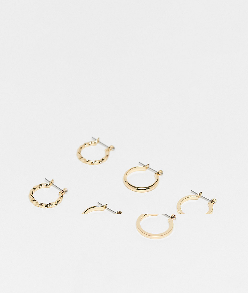 Gold Earrings Asos Women GOOFASH