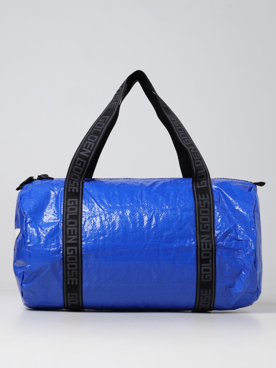 Golden Goose - Gents Travel Bag Blue by Giglio GOOFASH