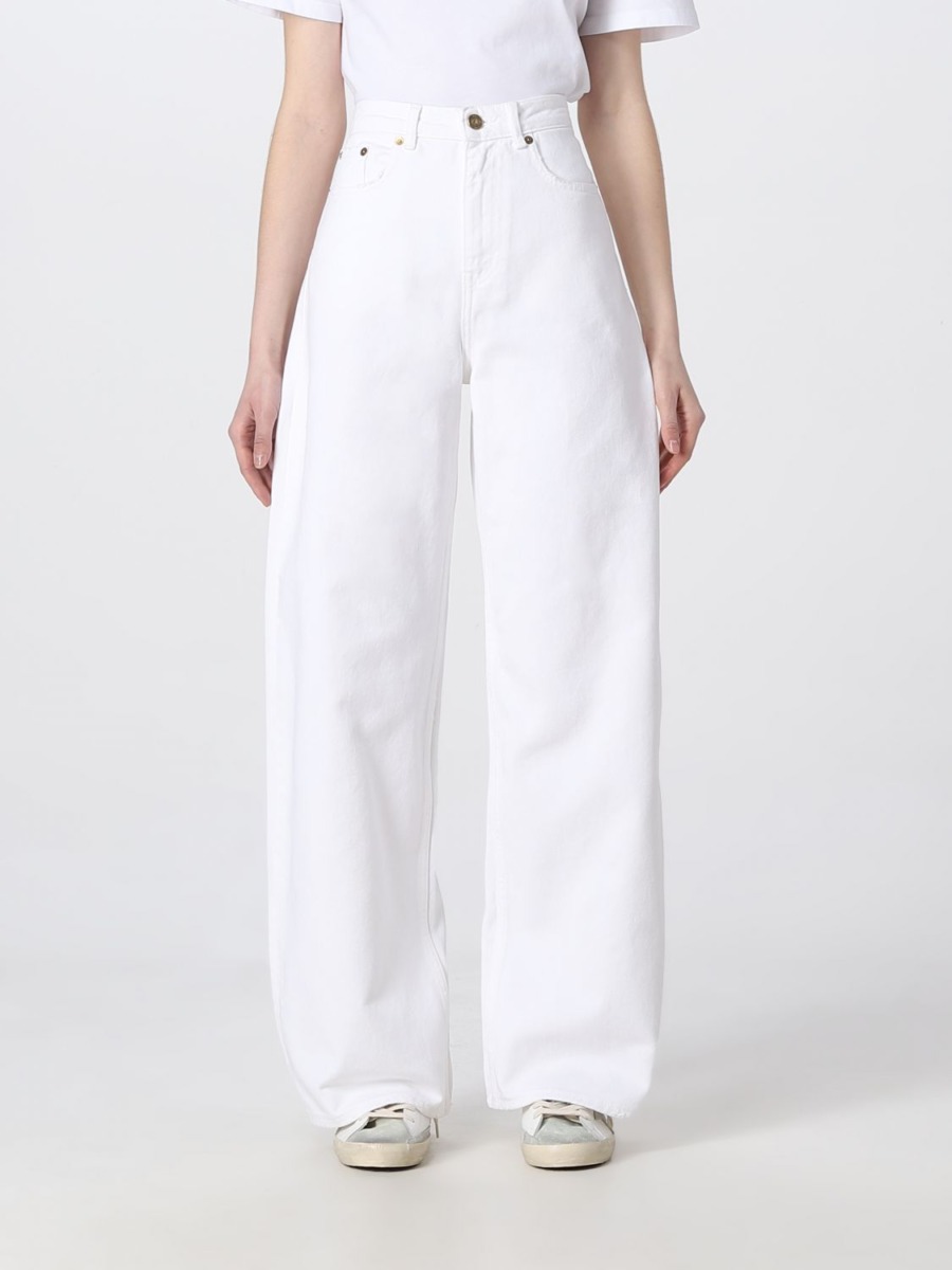 Golden Goose Jeans White for Women from Giglio GOOFASH