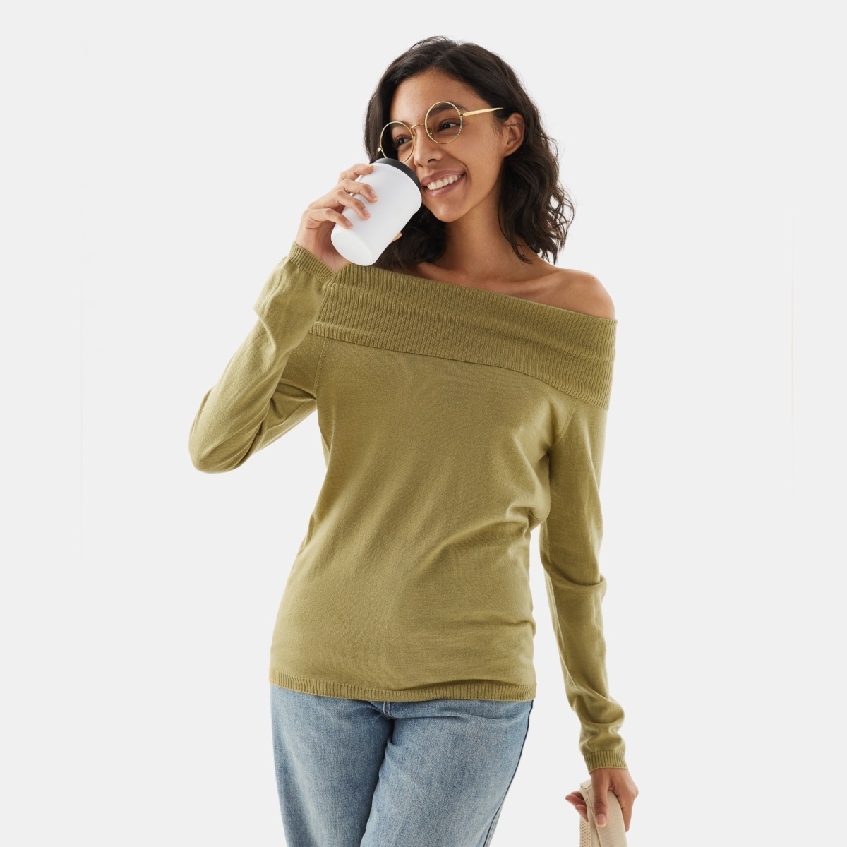 Green Sweater - Vivaia GOOFASH