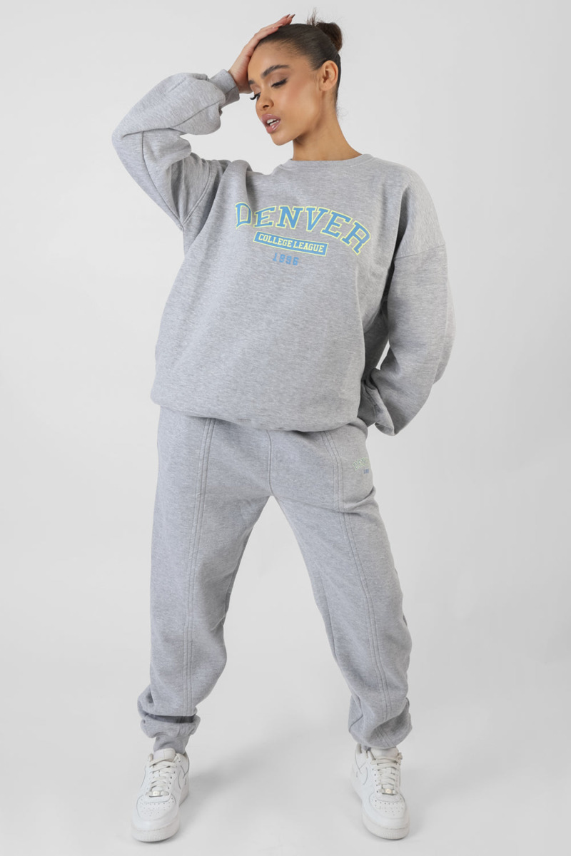 Grey Joggers for Woman from Public Desire GOOFASH