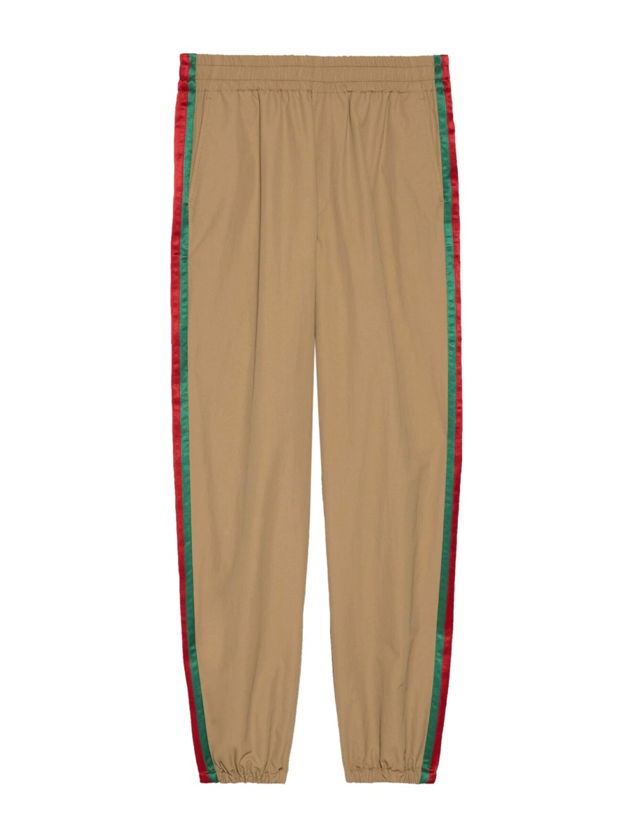 Gucci Mens Jogging Trousers in Brown from Suitnegozi GOOFASH