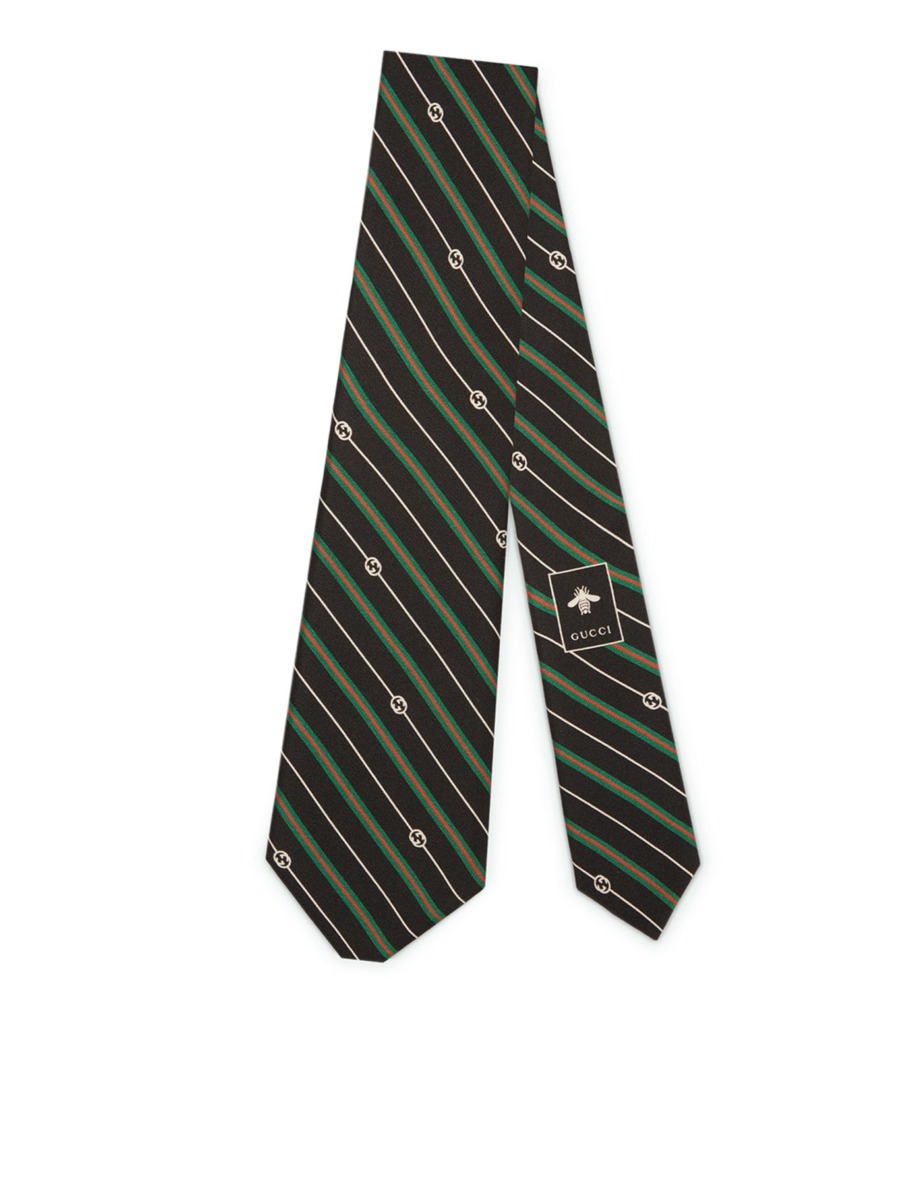 Gucci - Tie in Black for Men from Suitnegozi GOOFASH