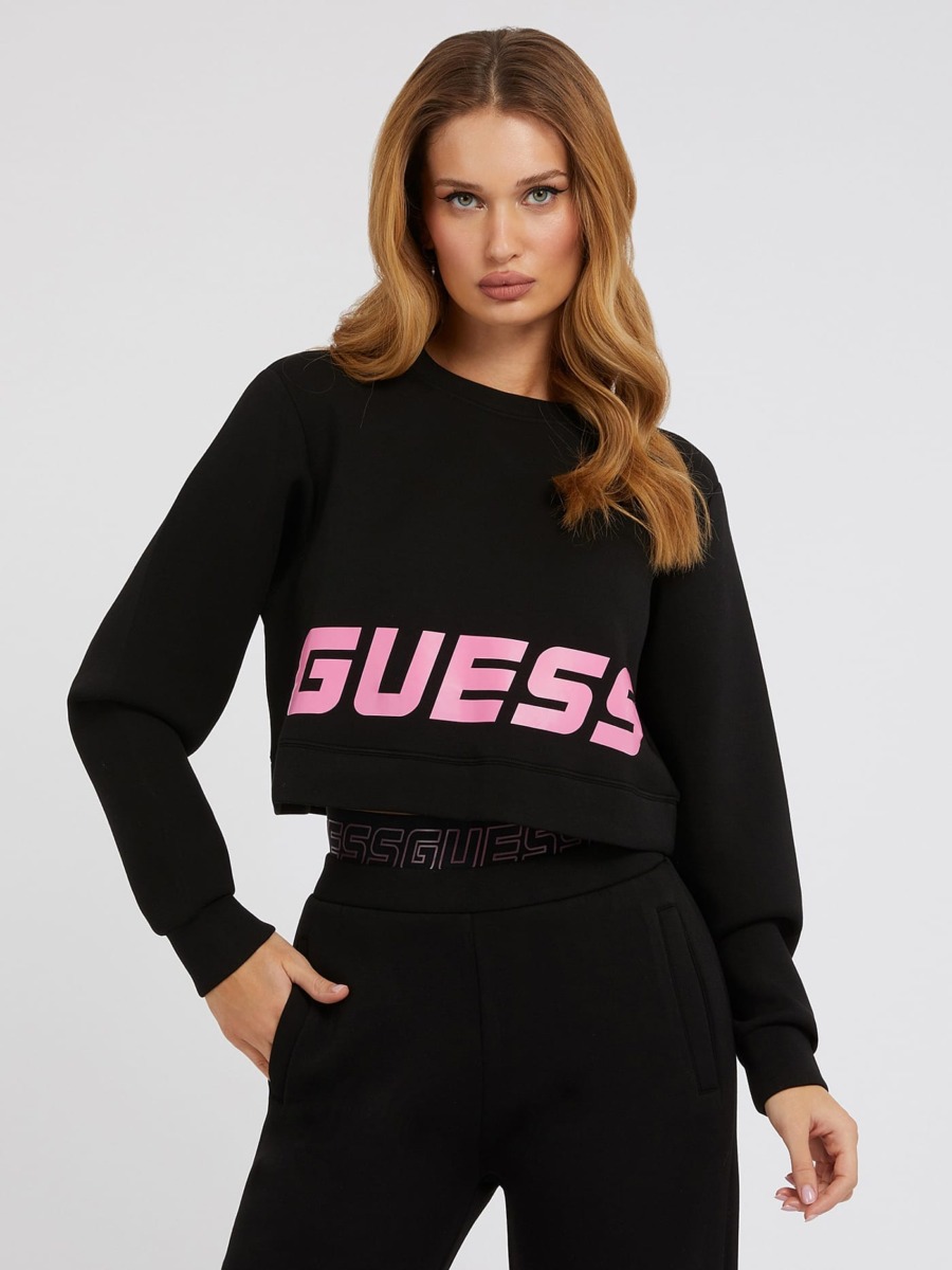 Guess - Black Sweatshirt - Ladies GOOFASH