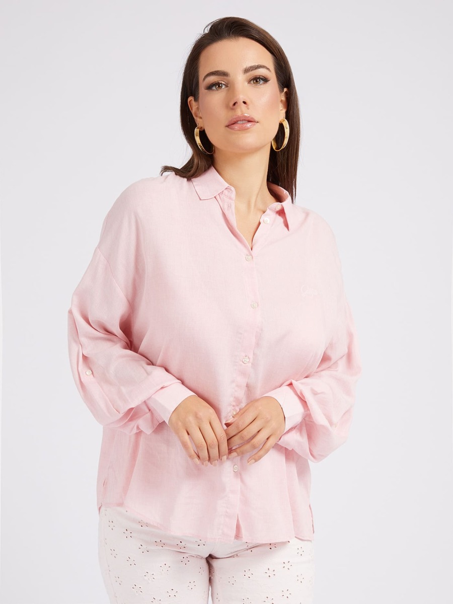 Guess - Blouse in Pink GOOFASH