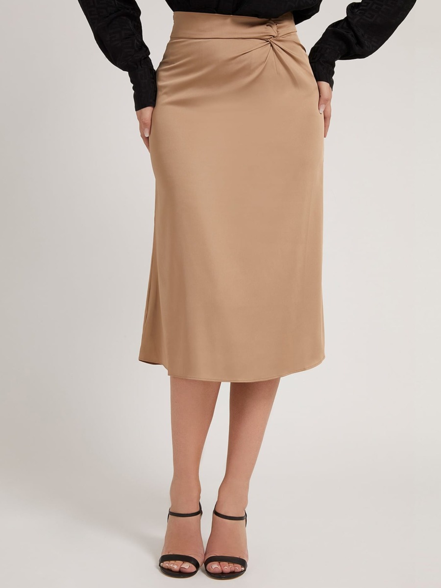 Guess Brown Skirt for Woman GOOFASH