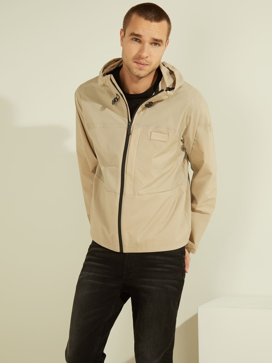 Guess Jacket in Beige for Man GOOFASH