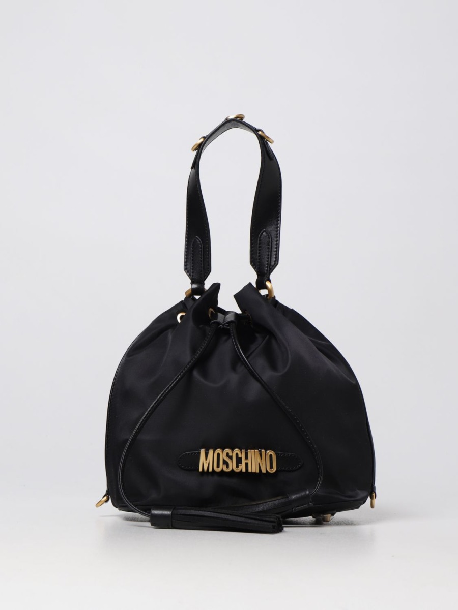 Handbag Gold Moschino Giglio Woman GOOFASH