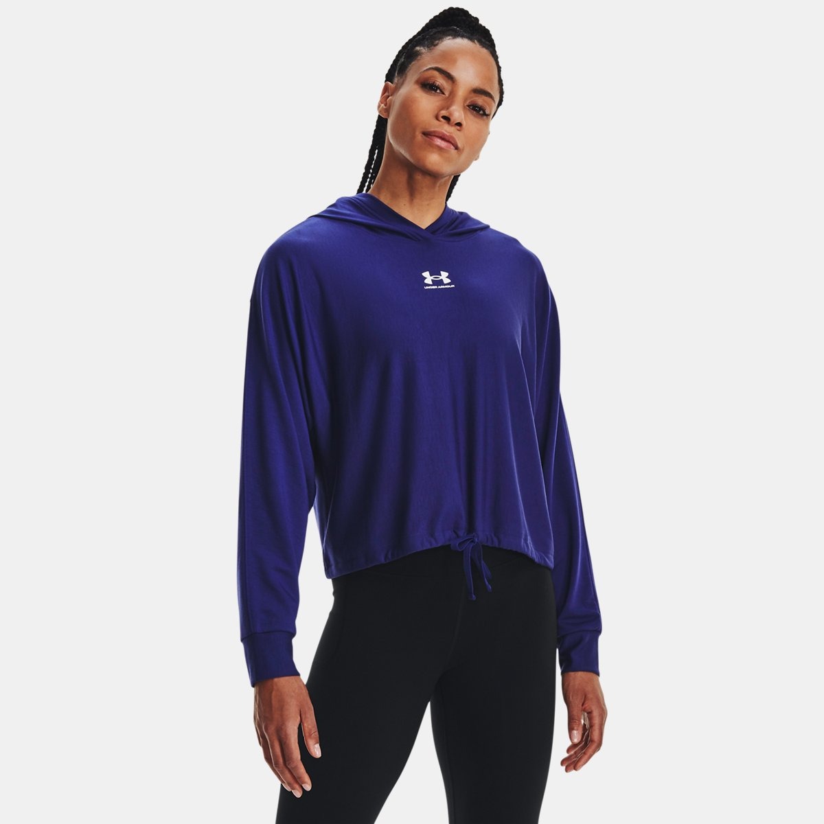Hoodie Blue for Woman at Under Armour GOOFASH