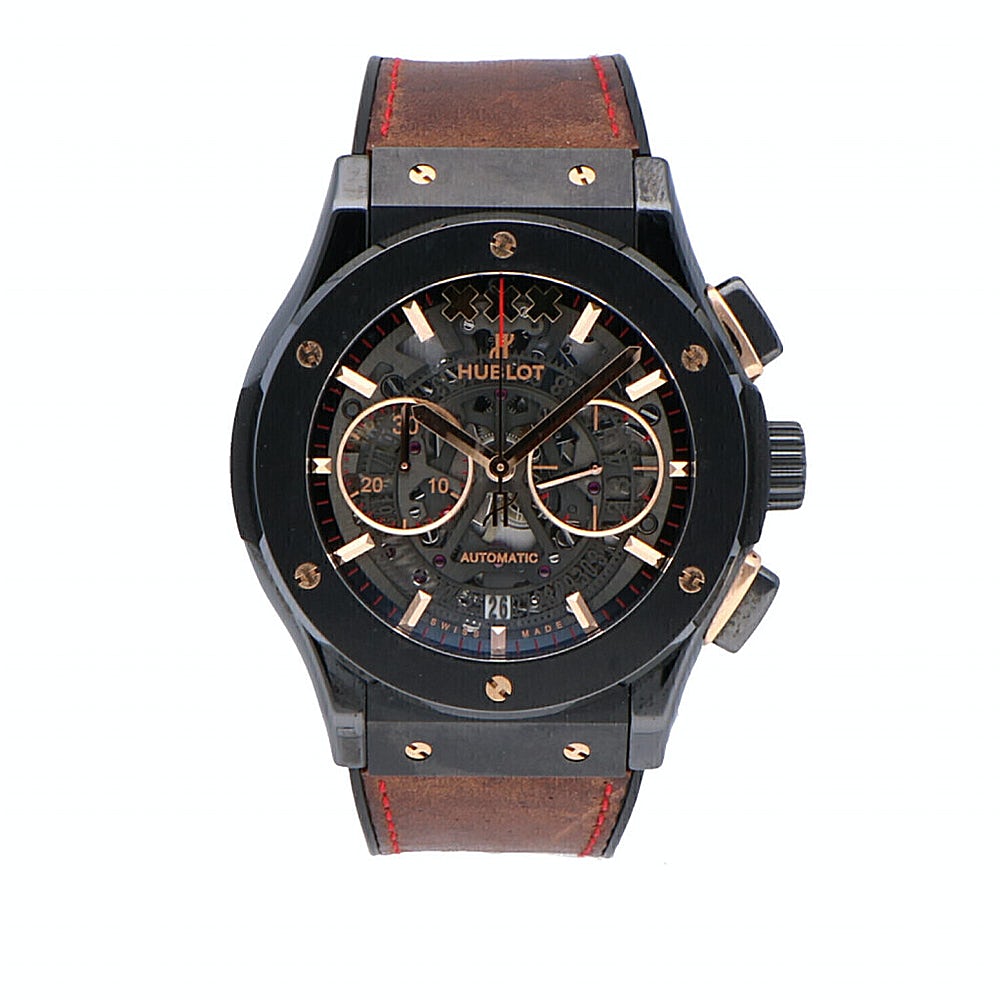 Hublot - Chronograph Watch in Ivory for Man by Chronext GOOFASH