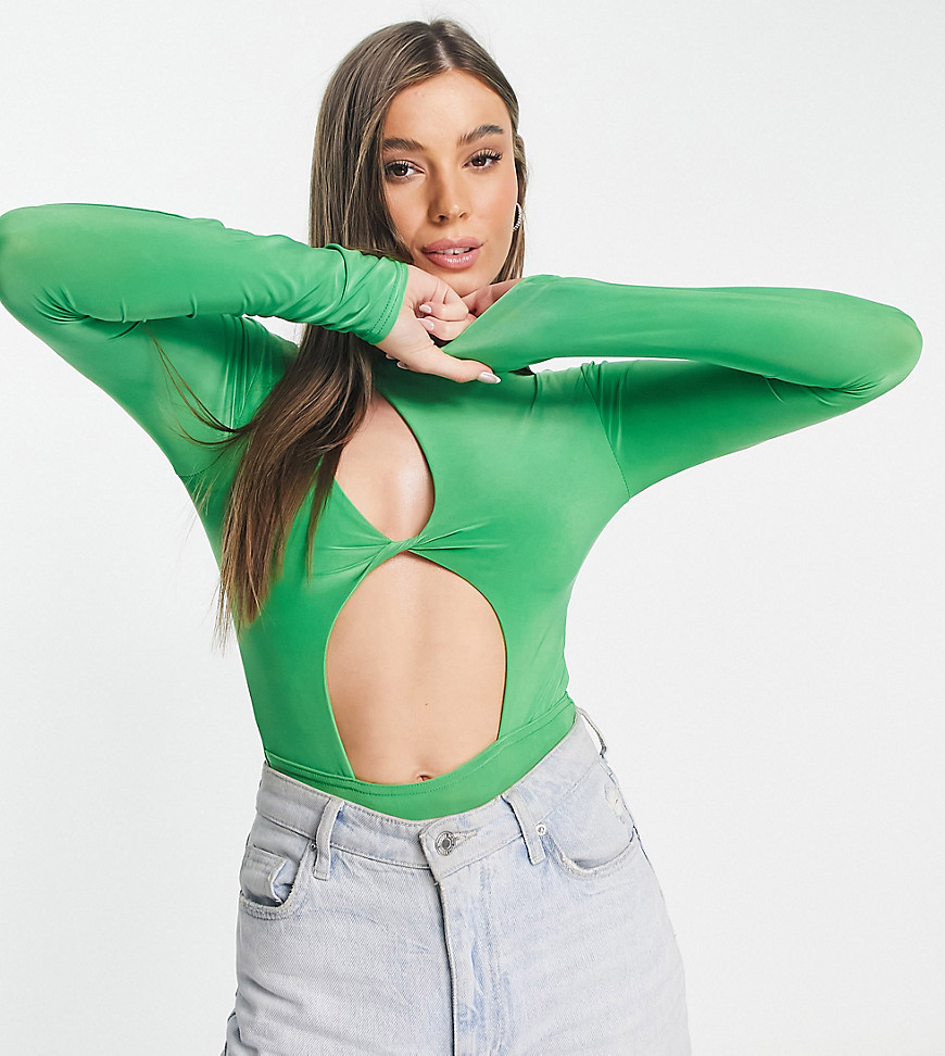 In the Style Woman Green Bodysuit by Asos GOOFASH