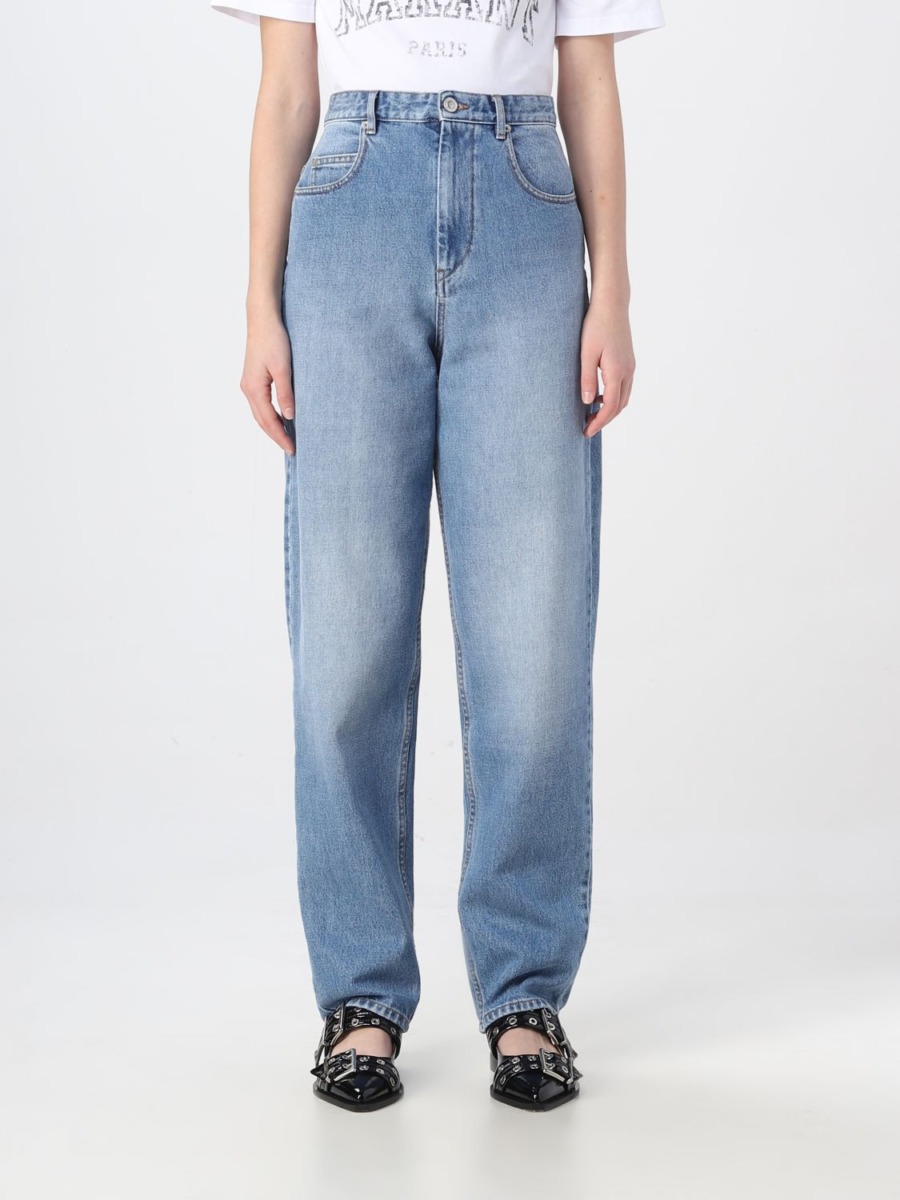 Isabel Marant Etoile Woman Blue Jeans at Giglio GOOFASH