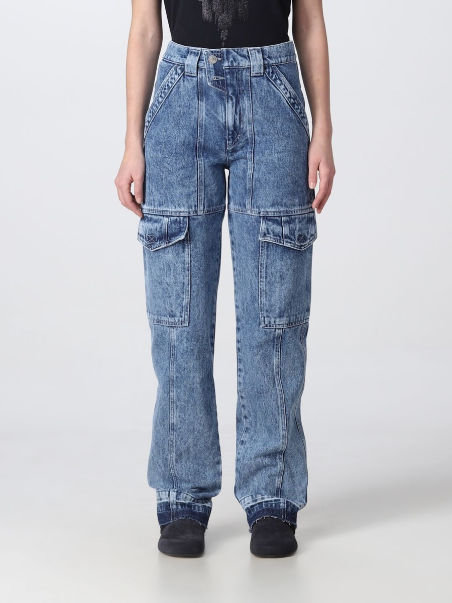 Isabel Marant Etoile Woman Blue Jeans by Giglio GOOFASH